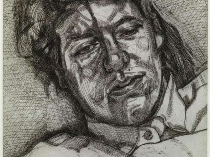 Bella by Lucian Freud