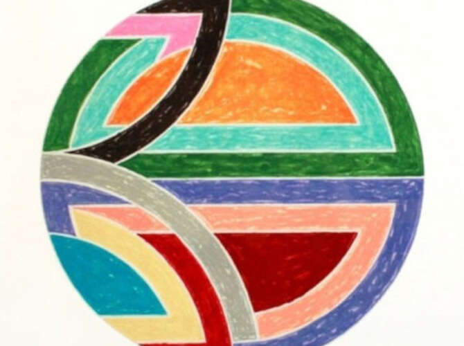 Protractor Series by Frank Stella