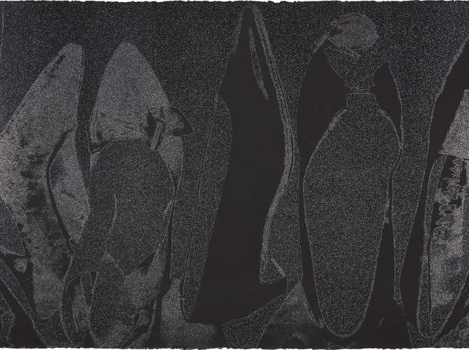 Diamond Dust Shoes by Andy Warhol