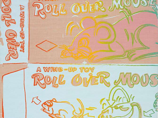 Toy Paintings by Andy Warhol