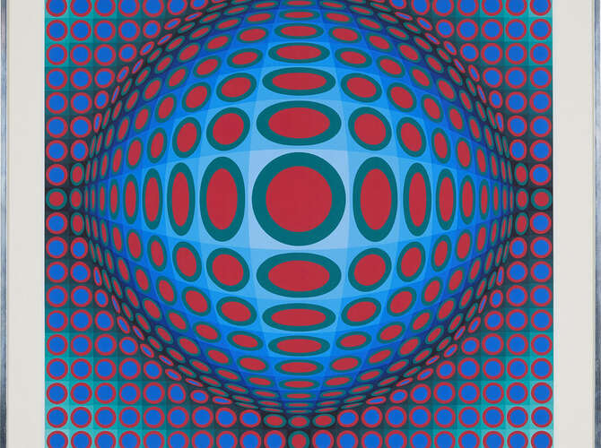 Vega by Victor Vasarely
