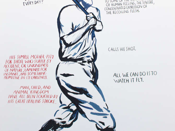Baseball by Raymond Pettibon