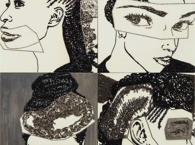 Rhinestones by Mickalene Thomas