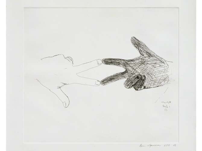 Fingers and Holes by Bruce Nauman