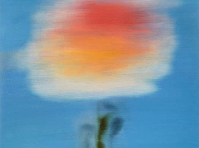 Flowers by Ross Bleckner