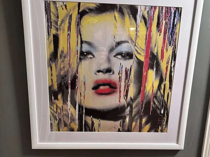 Kate Moss by Mr. Brainwash