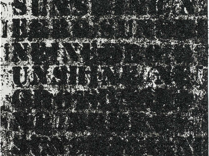 Negro Sunshine by Glenn Ligon