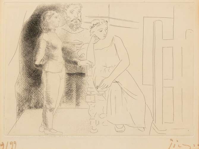 Honoré de Balzac by Pablo Picasso