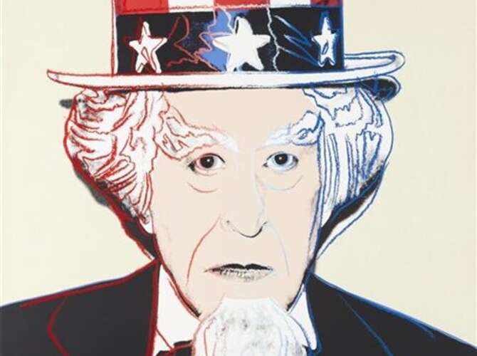 Uncle Sam by Andy Warhol