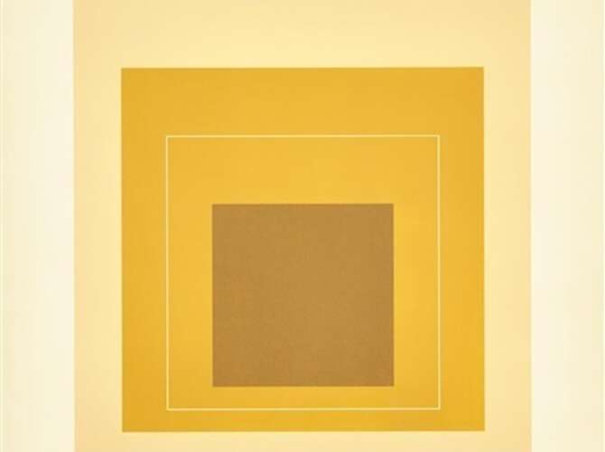 White Line Squares by Josef Albers
