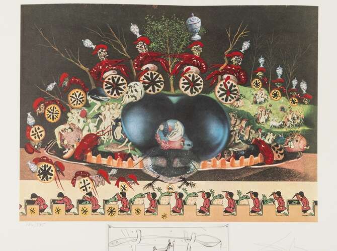 Lobsters by Salvador Dalí