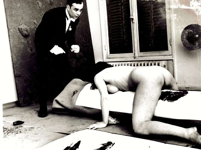 Anthropometry by Yves Klein