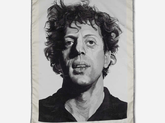 Philip Glass by Chuck Close
