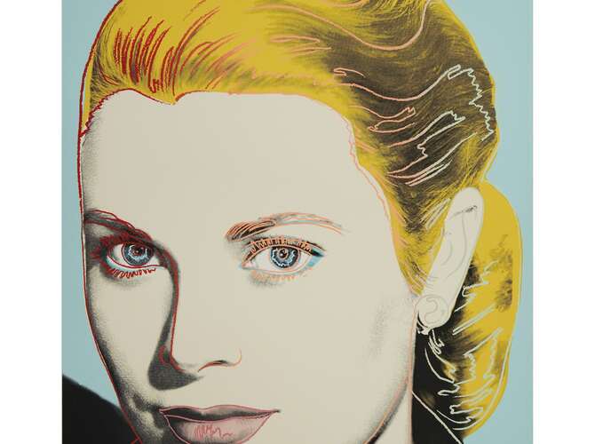 Grace Kelly by Andy Warhol