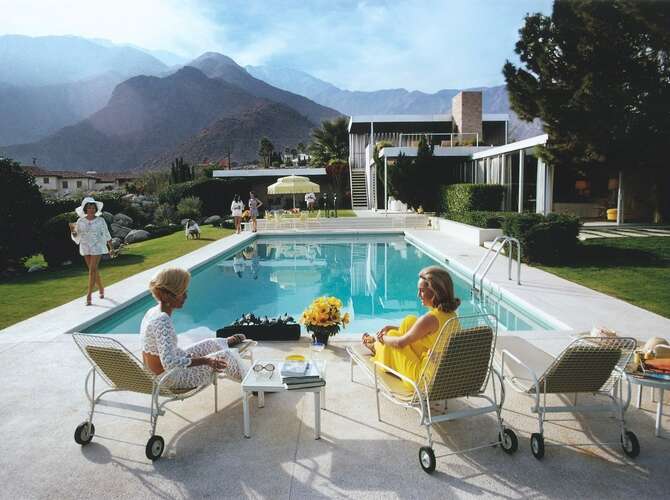 Poolside Gossip by Slim Aarons
