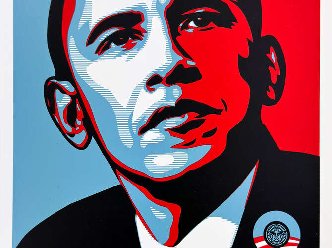 Barack Obama by Shepard Fairey