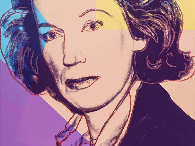 Mildred Scheel by Andy Warhol