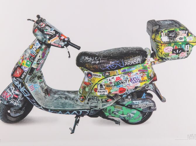 Scooters by Invader