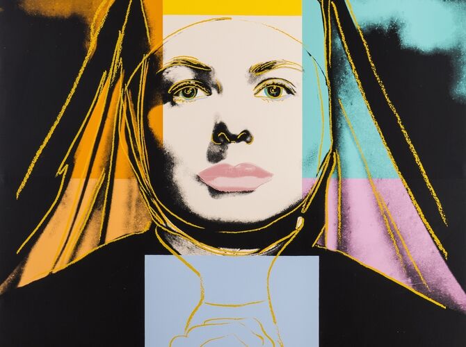 Ingrid Bergman by Andy Warhol