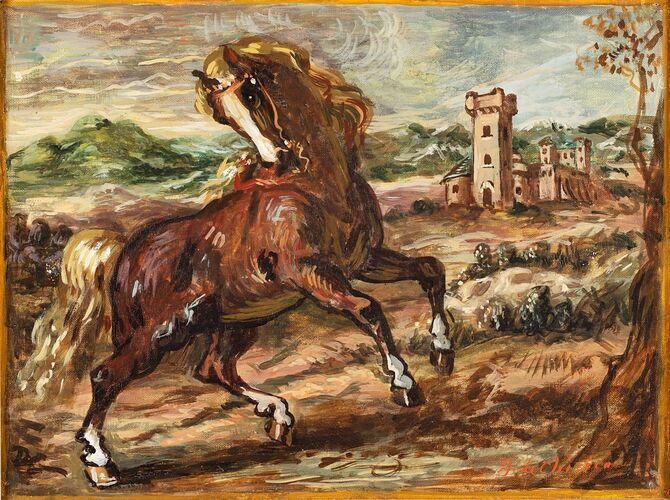 Horses by Giorgio de Chirico