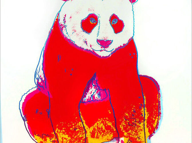 Giant Pandas by Andy Warhol