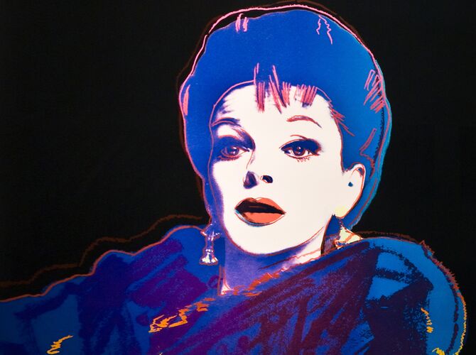 Judy Garland by Andy Warhol