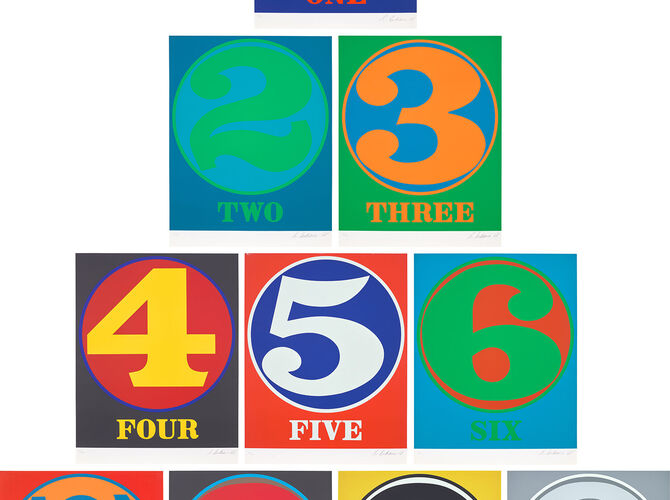 Numbers by Robert Indiana