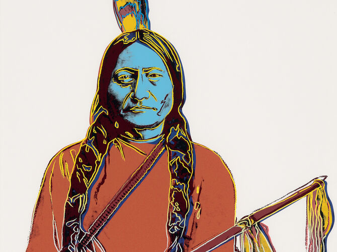 Cowboys and Indians by Andy Warhol