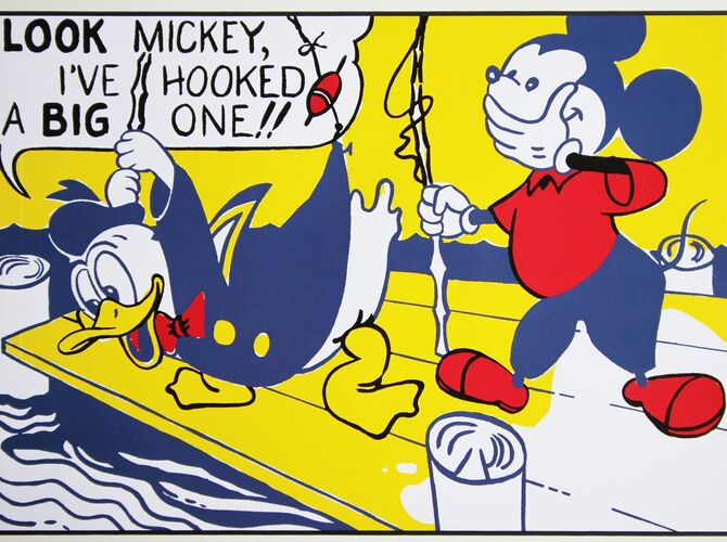 Mickey Mouse by Roy Lichtenstein