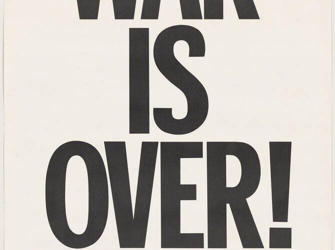 War is Over by Yoko Ono