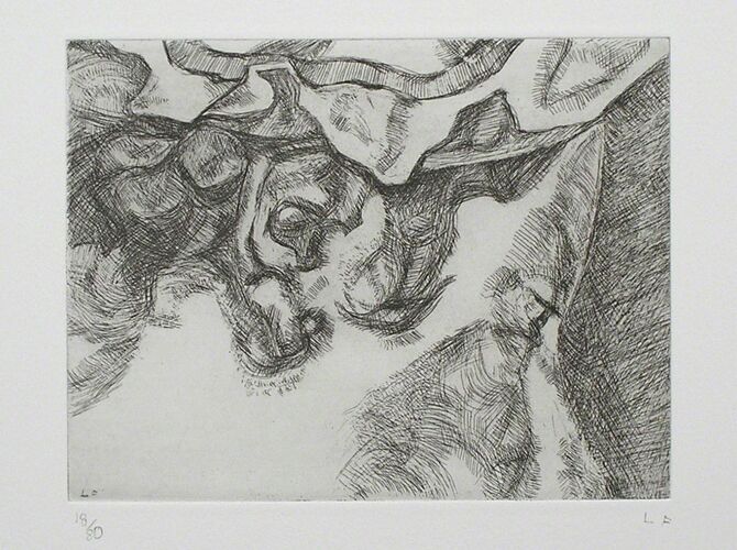 Etchings by Lucian Freud