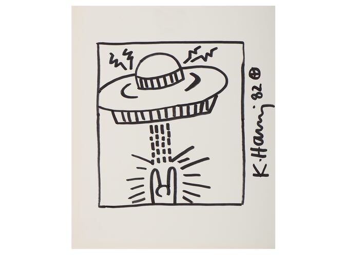 UFOs by Keith Haring