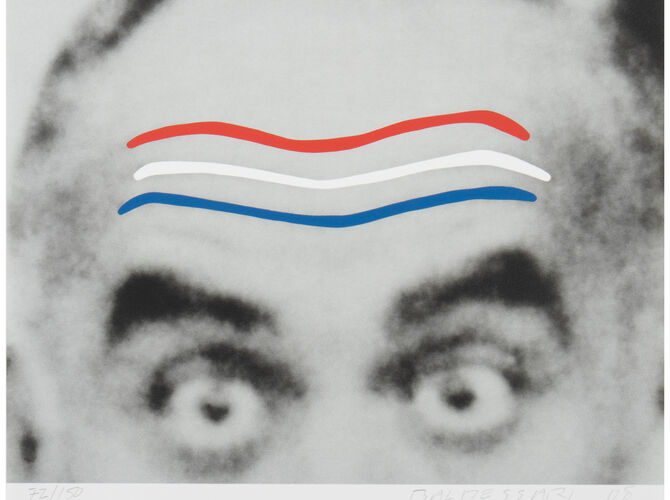 Raised Eyebrows/Furrowed Foreheads by John Baldessari