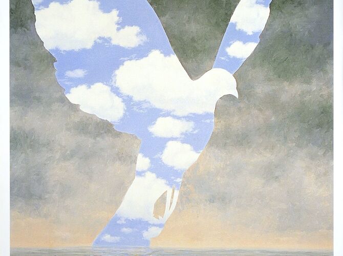 Clouds by René Magritte