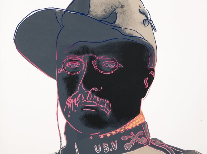 Teddy Roosevelt by Andy Warhol