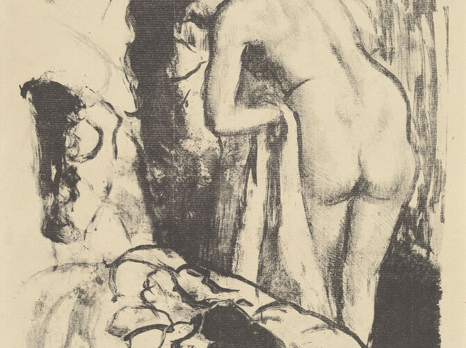 Bathers by Edgar Degas