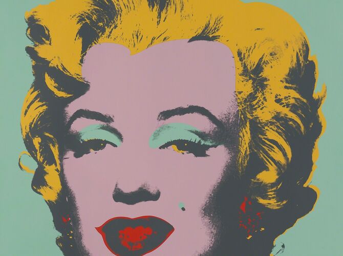 Green Marilyn by Andy Warhol