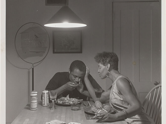 Kitchen Table Series by Carrie Mae Weems