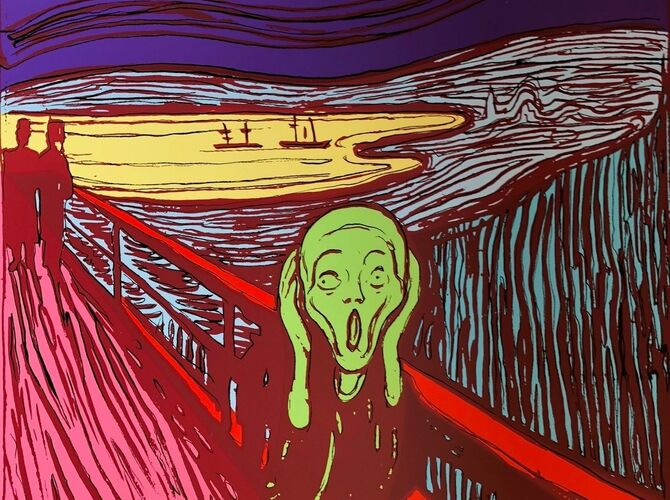 The Scream by Andy Warhol