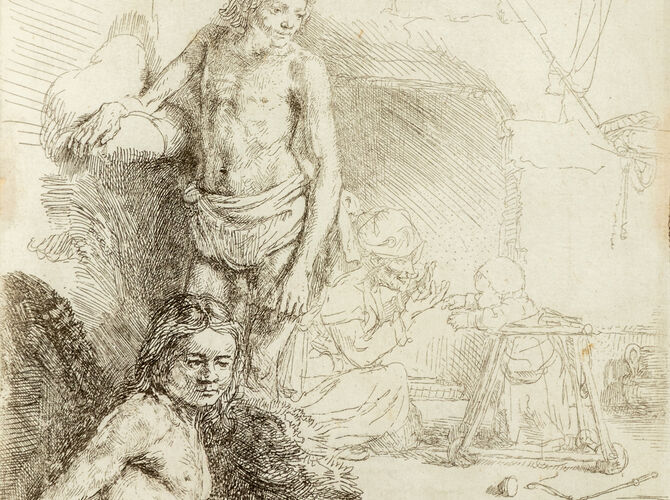 Nudes by Rembrandt van Rijn