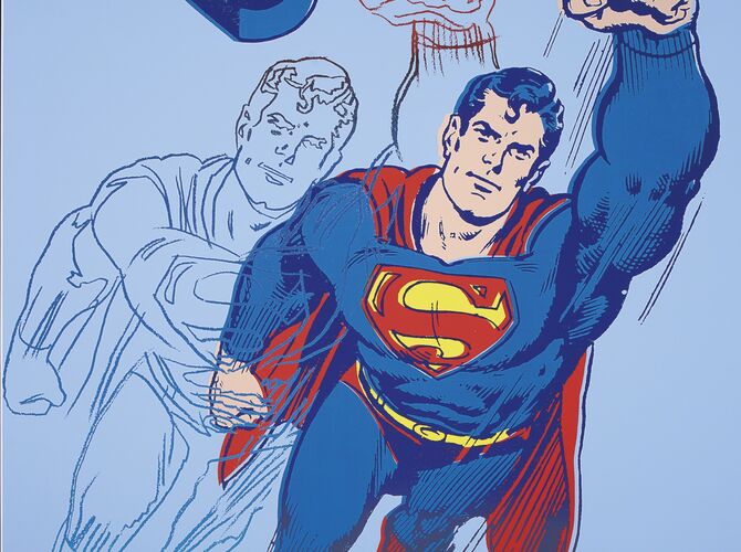 Superman by Andy Warhol