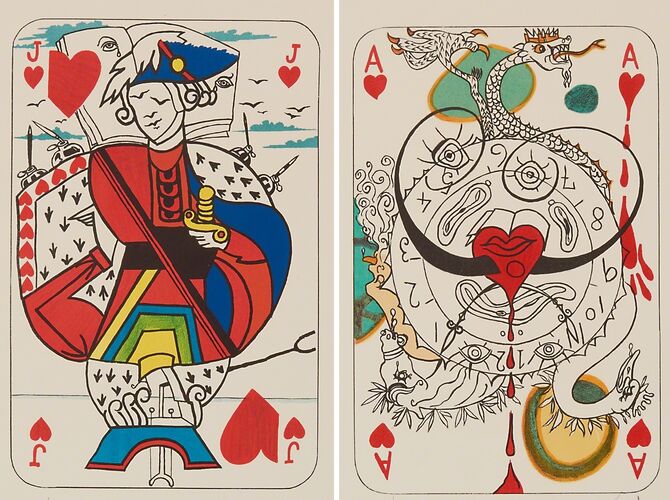 Playing Cards by Salvador Dalí
