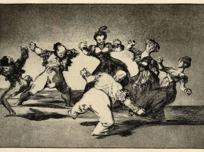 Los Disparates by Francisco de Goya