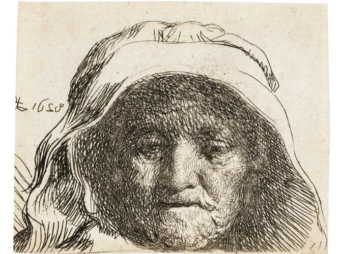 The Artist’s Mother by Rembrandt van Rijn