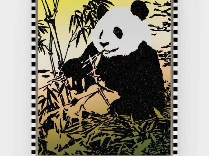 Pandas by Rob Pruitt