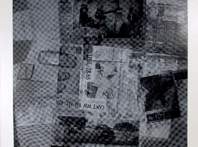 Features from Currents by Robert Rauschenberg