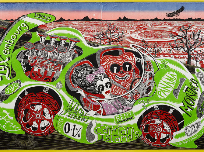 Woodcuts by Grayson Perry