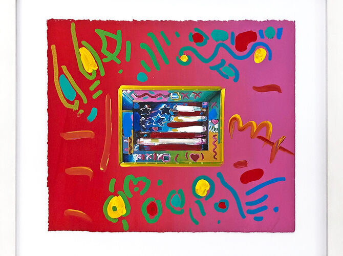 Flags by Peter Max