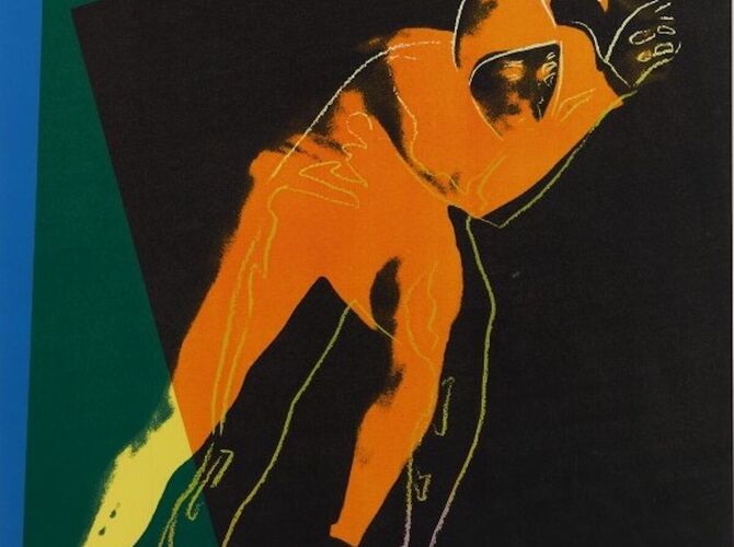 Speed Skater by Andy Warhol