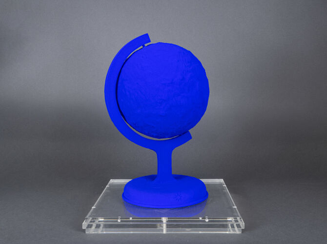 Globes by Yves Klein